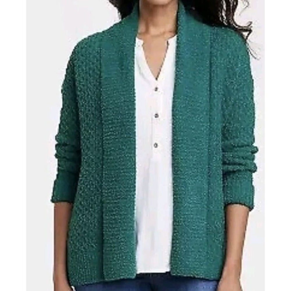 Women's Long Sleeve Cozy Cardigan - Knox Rose Green size S